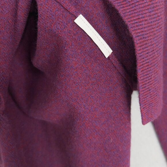Club Monaco Sweater Womens Small Purple Burgundy Cashmere Minimal Quiet Luxury - Picture 6 of 13